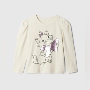 NWT Baby Gap Disney The Aristocats Marie Ultra SOFT Luxurious Long Sleeve Shirt